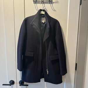 JCrew Navy Wool Coat